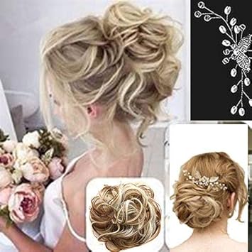 Amazon Com Messy Hair Bun Extension Messy Bun Hair Piece Messy