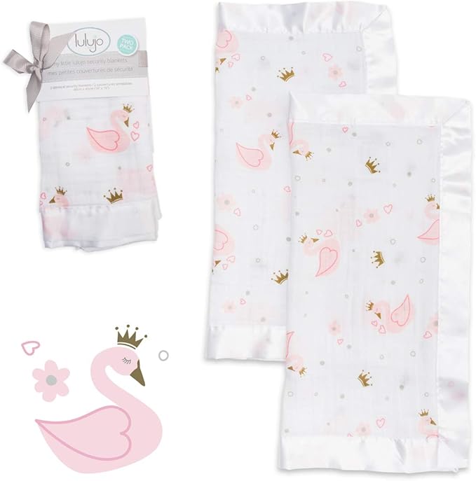 swan swaddle blanket