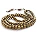 Ovalbuy Green Sandalwood Beads Tibetan Buddhist Prayer Meditation Mala Necklace