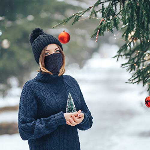 Cstar 3 Pack Winter Face Mask Neck Gaiter,Cold Weather Breathable Washable Neck Warmer Scarf Balaclava for Running, Skiing,Cycling Motorcycle Riding and Other Outdoor Sports,Mens or Womens Unisex