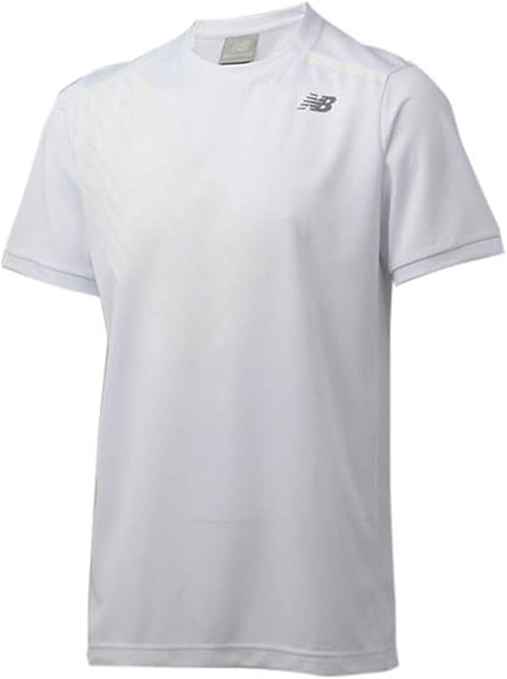 Amazon ニューバランス New Balance Jmtt7124 テニス クイックドライ ゲームtシャツ メンズ Jmtt7124 Jmtt7124wt ホワイト M シャツ 通販