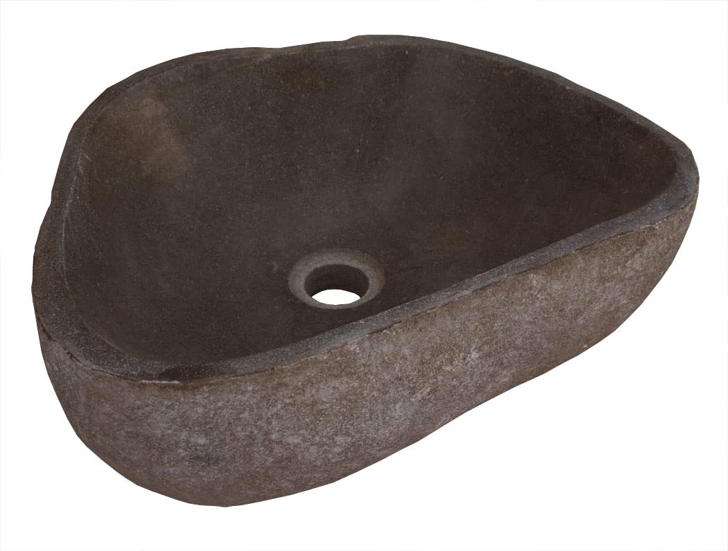 LioLiving®, “Stone” Washbasin prepared from stone/boulder (#400122)