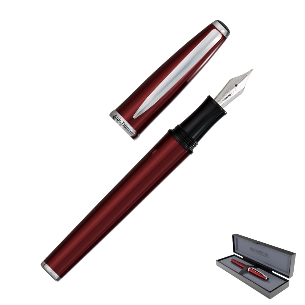 Monteverde Aldo Domani Fountain Pen Red - Fine
