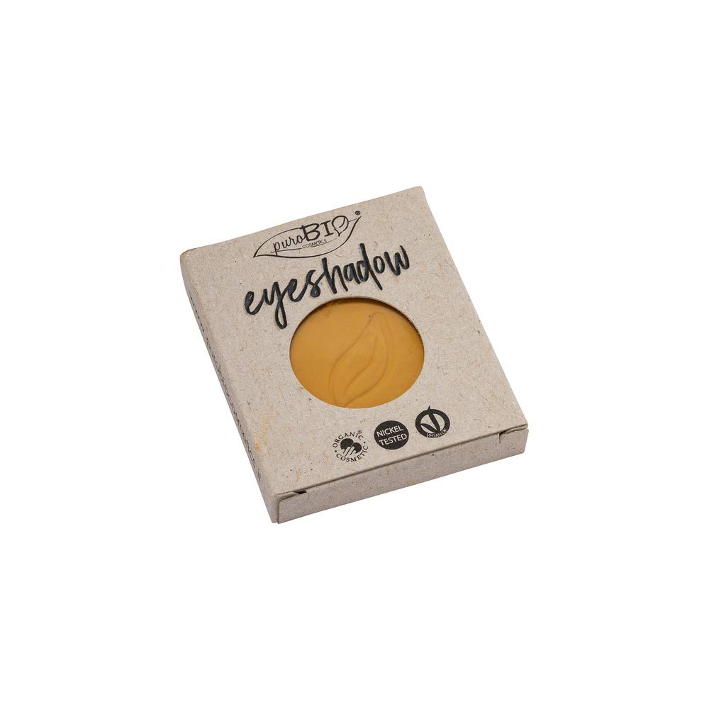 PUROBIO Compact Matte Eyeshadow Refill, No. 18 Indian Yellow