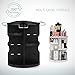 Jerrybox 360 Degree Rotation Makeup Organizer Adjustable Multi-Function Cosmetic Storage Box, Large Capacity, Fits Toner, Creams, Makeup Brushes, Lipsticks and More