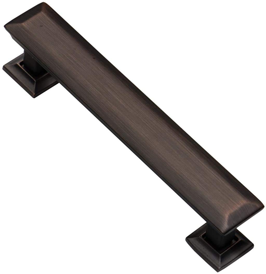 Photo 1 of Southern Hills Oil Rubbed Bronze Cabinet Pulls - 4" Drawer Pulls - Pack of 5 - Kitchen & Dresser Handles - SHKM005-ORB-5
