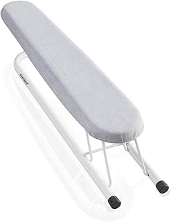 Leifheit Ärmelbrett zum idealen Bügeln von Hemden- oder Blusenärmeln, zusammenklappbares und platzsparendes Ärmelbügelbrett dank integriertem Klappmechanismus, Fläche Bügelbrett 57 cm x 8,5 cm