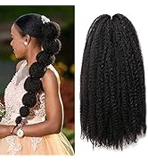 1 Pack 18 Inch Marley Braiding Hair Twists Marley Twist Braids Hair Long Afro Kinky Marley Hair f...