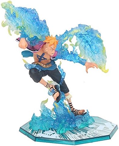 Amazon 家の装飾 アニメワンピースフィギュアシャンクサンジフィギュアサボボアハンコックトラファルガーローワンピースマルコバトルver Pvcモデルのおもちゃ Color 3524 18 Marco Nobox Spfoz 生活雑貨 通販