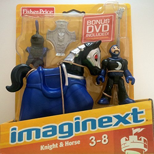 Fisher-Price Imaginext Castle Bad Knight & Horse With Dvd