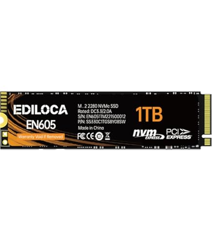 内蔵型SSD EDILOCA EN206 2TB M.2 2280 SATA SSD Amazon.com: Ediloca EN206 2TB SSD M.2 SATA 3D NAND TLC, M.2