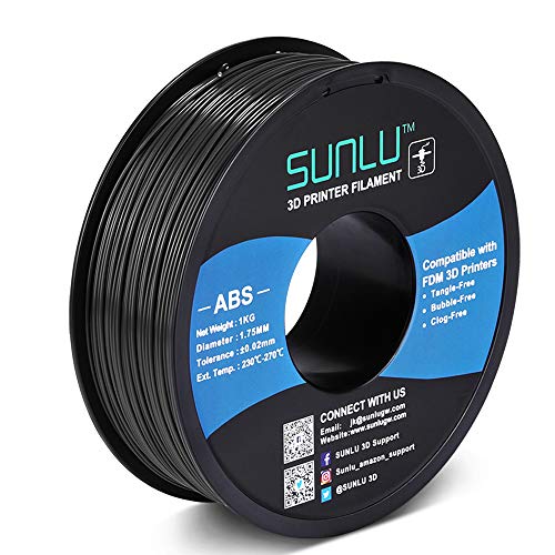 SUNLU-ABS-Filament-175mm-for-FDM-3D-Printer-1KG22LBS-ABS-3D-Filament-Accuracy-002-mm-Black