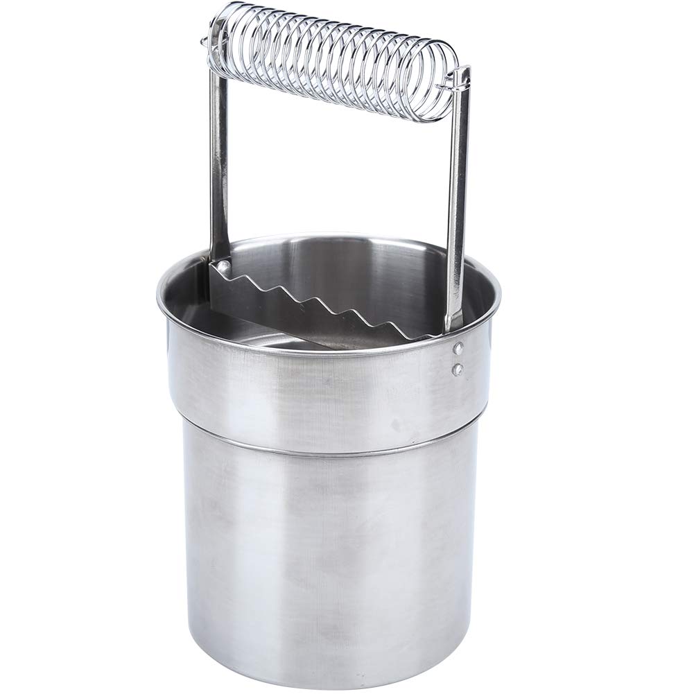 Fdit Painting Brush Washing Bucket Artist Brush Washer Double Layer Filtration Portable Stainless Steel Brush Cleaner for Sketching Oil Painting and Watercolour
