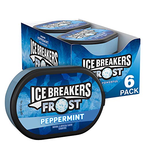 ICE BREAKERS Frost Sugar Free Mints, Peppermint, 1.2 Ounce (Pack of 6