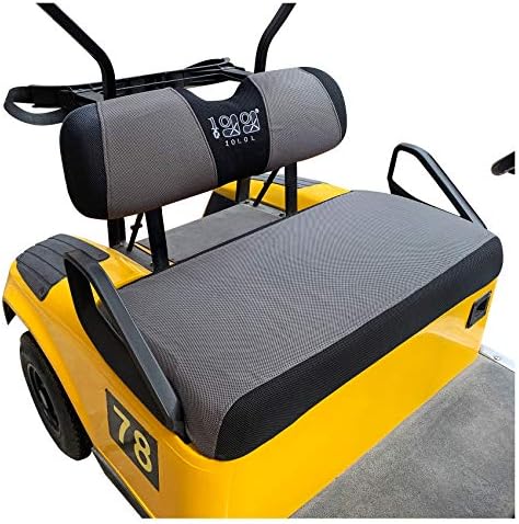 10L0L Golf Cart Seat Covers for EZGO TXT RXV & Club Car DS, Breathable Air Mesh Cloth Washable
