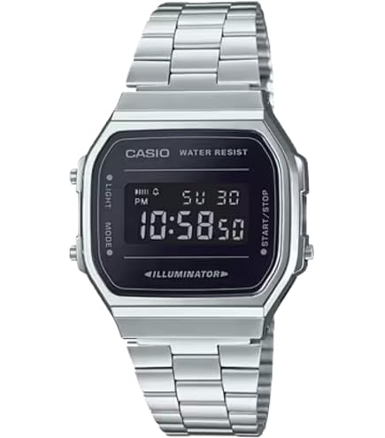 Amazon.com: Casio A168WEMB-1BV Men's Vintage Collection Gunmetal