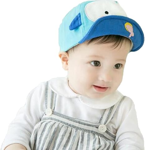 Amazon Co Jp Zhangyan 子供の野球帽 Upf 50 幅壊れた太陽の帽子 夏の屋外の折りたたみ式帽子 2ヶ月 2歳 Color Blue Size 45 46cm 17 7 18 1in 服 ファッション小物