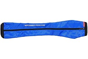 Emiif Carry Bag for Trekking Poles, Hiking Walking Pole Storage Pouch for Retractable Walking, 77cm x 18cm, Nylon+Oxford+PU, 