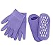 CCbeauty Gel Moisturizing Gloves and Socks Gel Linning with Essential Oils for Repair Dry Rough Cracked Eczema Hands/Feet Spa Beauty Gift, (Cotton/Purple)thumb 1