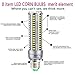 2-pack (20 Watts) LED Corn Light Bulb, AC110-130V E26/E27 1980 Lm Daylight 5000K White, for Street Lamp Post Lighting Garage Factory Warehouse High Bay Barn Porch Backyard Garden Super Bright