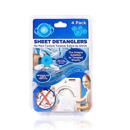 Sheet Simple Bed Sheet Laundry Detangler No More Wads, Twisted, Tangled, Balled Up Sheets