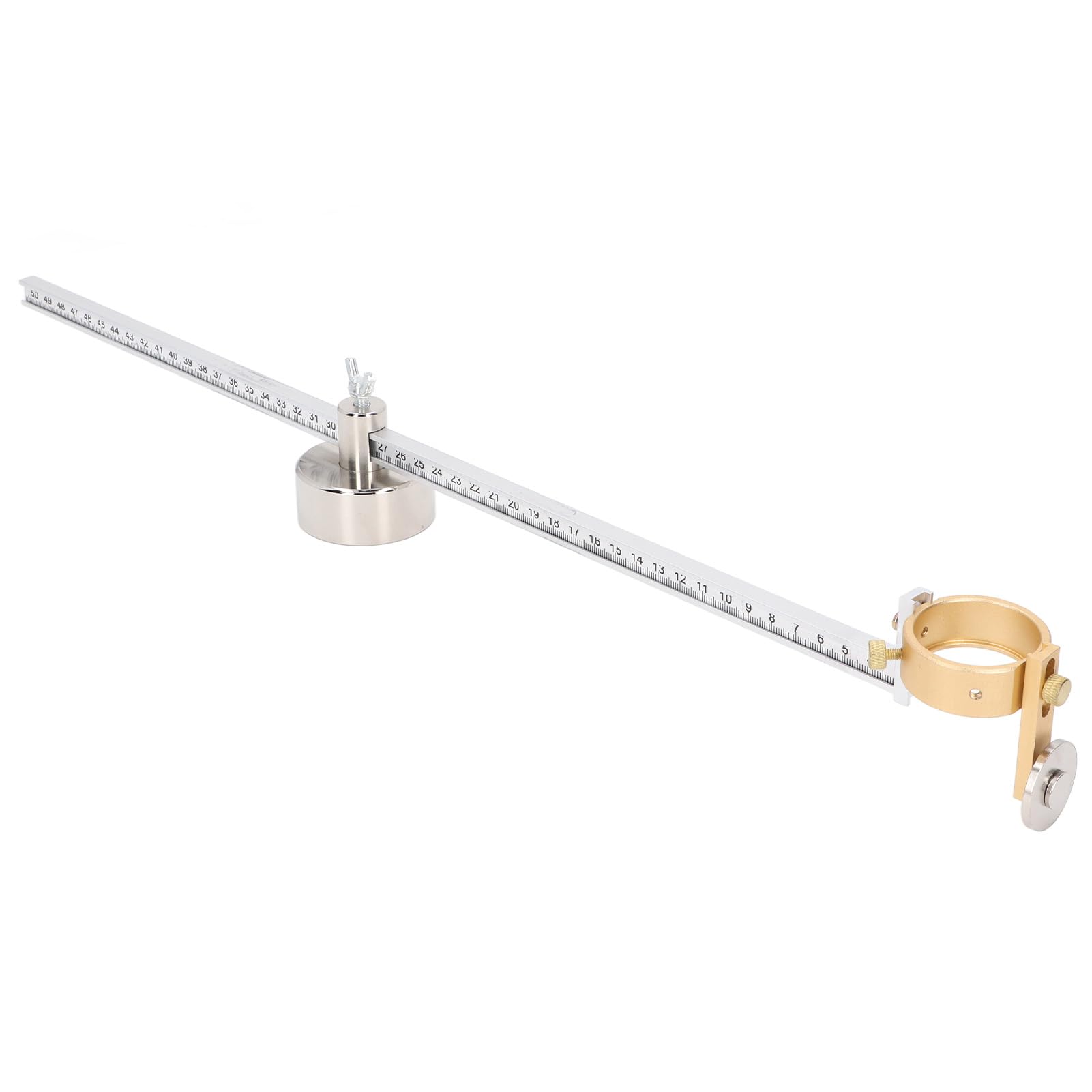 Plasma Cutter Cutting Torch, Aluminum Alloy Plasma Cutter Torch Circle Guide 50cm Adjustable Plasma Cutter Cutting Torch Attachments, Circle Roller Guide Wheel Compass with Scale