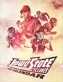 Iowa State Fall 2022 Calendar Iowa State Cyclones 2022 Calendar: Schuster, Sigmund: 9798520418122:  Amazon.com: Books