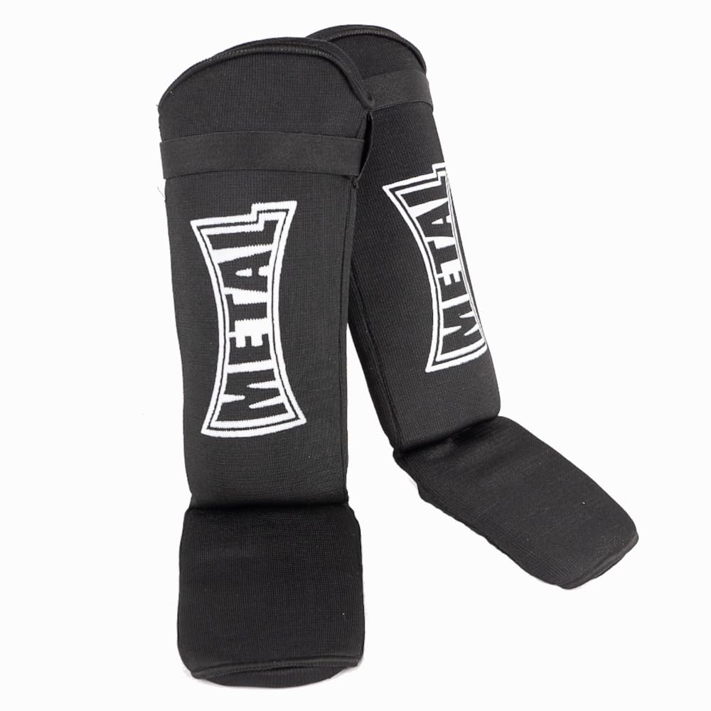 METAL BOXE MB153 Shin/Foot Guards black black Size:L