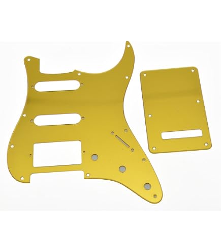 Pickguard (plaque De Protection) Pour Guitare Strat HSS - 11 Trous, Noir Mat - Compatible Fender Stratocaster Américaine