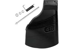 CNANRNANC Deflector Chute 532180655 Black Plastic 48 Inch Mower Discharge Part Replacement for Craftsman 180655 YTH2348 EZ482