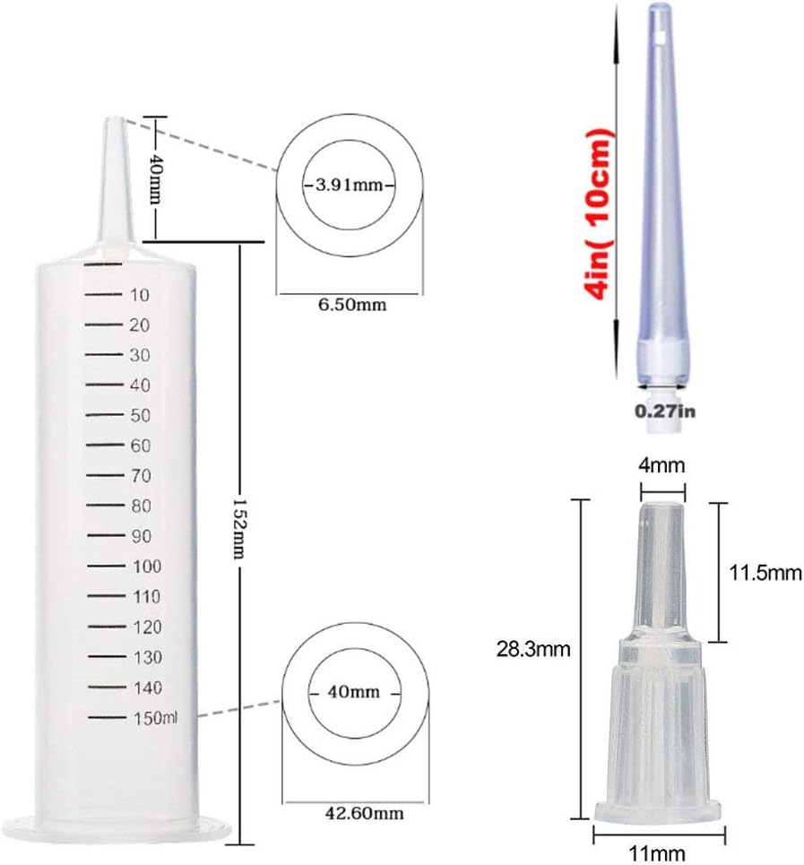 GNEGKLEAN 150ML Enema Syringe Cleaning Douche System: Health & Personal Care