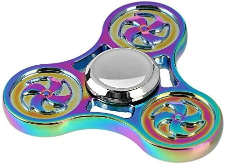 Kwok Tri-Spinner Fidget Hand Spinner Camouflage Multi-Color EDC Focus Toys