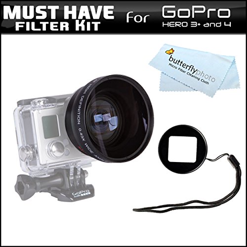 Must Have Telephoto Lens Kit For Gopro Hero4, HERO3+, (Works with Hero