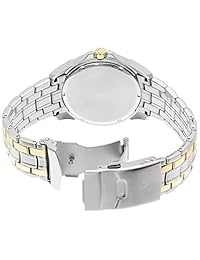 Bulova 98 C120 del hombres deporte reloj de visualización dos Tono de cuarzo japonés analógico