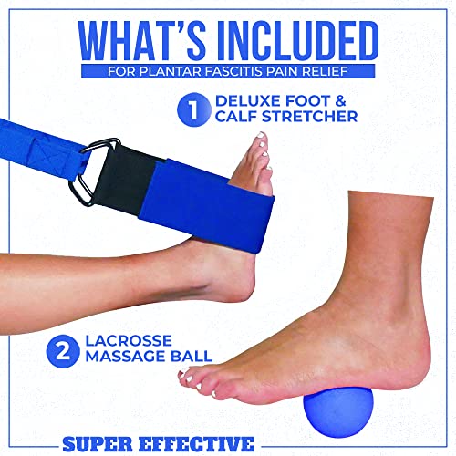 Dr. Moe’s Deluxe Kit for Plantar Fasciitis Relief Foot Leg and Calf