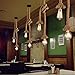 LEDMOMO Single Head Rope Pendant Light 3.3ft Vintage Thick Hemp Ceiling Lamp Pendant Hanging Lights for Home Restaurant Cafe Bar Country Style Decoration