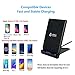 Fast Wireless Charger (with QC 3.0 Adapter Type-C Cable) 3 Coils Qi 10W Fast Wireless Charging Foldable Stand Compatible with iPhone X XR XS XS Max 8/8+ Galaxy s9/s9+ Note 9/8 S8/S8+ S7/S7 Edge etc