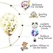 Gold Confetti Balloons 12 inch - Balloons with Confetti Inside - Bachelorette Decorations - Wedding Party Supplies - Clear Latex Balloons - Prefilled Confetti Dots - 24 Gold Balloons (Clear)