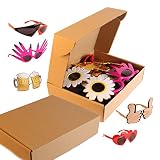 TD.IVES Funny Glasses Party Sunglasses Costume Sunglasses,12 Pack Cool Shaped Funny Party Hats