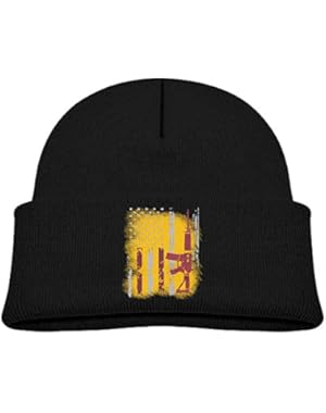 AR-15 American Flag Baby Kids Warm Winter Hats Cute Thick Earflap Hood Hat