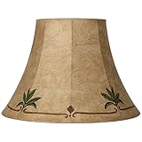 Palm Leaf Faux Leather Lamp Shade 9x18x13 (Spider)
