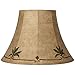 Palm Leaf Faux Leather Lamp Shade 9X18x13 (Spider)