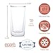 Eparé Highball Glasses - 10 oz Cocktail Glass Tumbler Set - Insulated Drinking Glassware - Iced Tea Juice Beer Drinkware