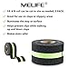 MELIFE Anti Slip Traction Tape, None Skid Glow in The Dark Walk Strip Safety Tape with 3M Best Grip Abrasive Adhesive for Stairs, Tread Step, Gaffers.(2 Pack, 2
