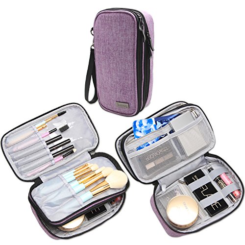 Teamoy travel makeup brush bag(up to 8.5"), profes…