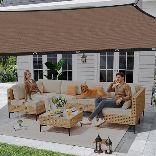 Perforated Shade Netting 2 x 2.5 m 80% Anti-UV Balcony Patio Garden Outdoor | 80% shading rate, effectively block UV rays, breathable HDPE fabric to freshen up your patio and garden.