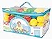 Bestway Fisher-Price Small 2.5 Inch Air Filled Smooth Plastic Kids Multi-Colored Balls for Fun Ball Pits or Playhouses, 100 Count