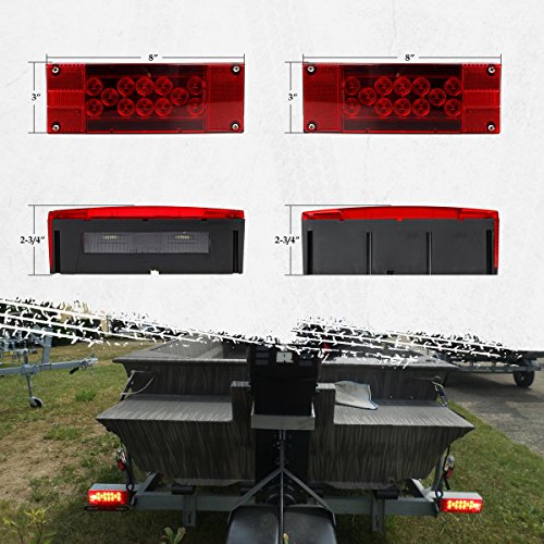 4 Partsam+Submersible+Rectangular+Waterproof+Combination