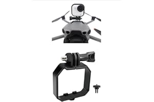 YUULNMOP Drone Action Camera Mounting Holder for DJI Mini 5 Pro, Drone Gimbal Upper Expansion Bracket with 1/4 Screw Tripod M