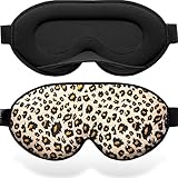 Unimi Sleep Mask Leopard Print,Soft Fashion